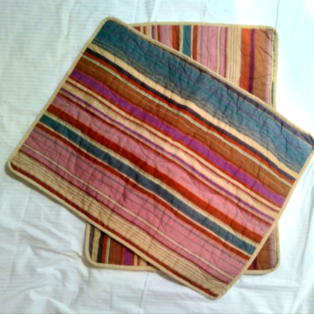 2 Cotton Pillow Shams Standard Size